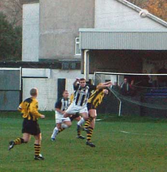 Burns clattered by Merthyr forward