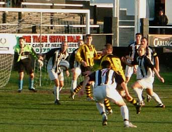 City scramble in Merthyr box