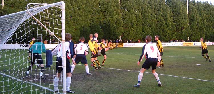 City corner at Yate.