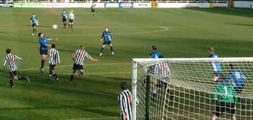 Hamblin heads across goal