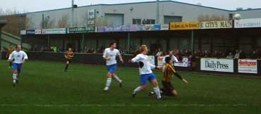 Welsh in action vs Merthyr