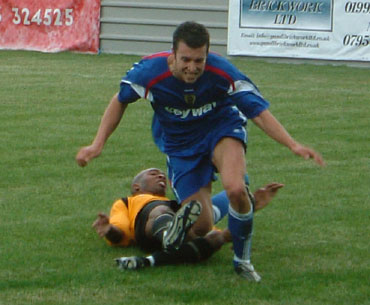 Pitcher gets crucnhed on his debut at Cheshunt