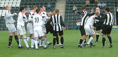 Scuffle against FGR