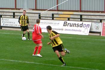 Allard in action vs Hemel