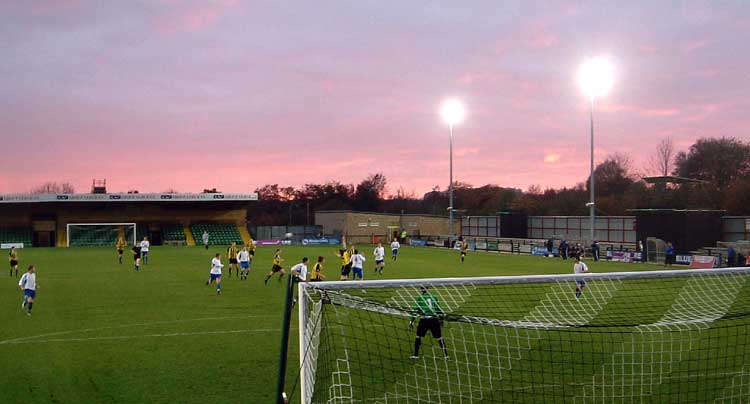 sunset at New Lawn