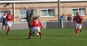 Pitch attacks Workington defence