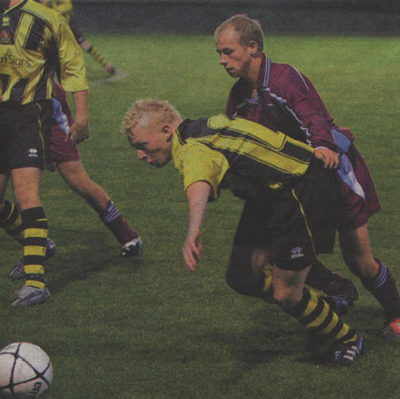 Noakes in action for the youth team (pic: Tony Hickey)