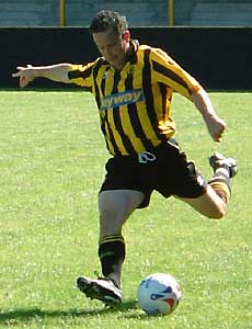 Syko in pre-season action.